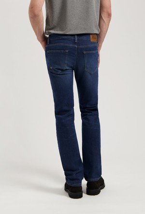 Bryce Mid Straight - Medium Dark from Mud Jeans