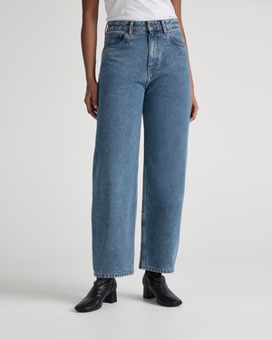 Brooke High Barrel - Stone Vintage from Mud Jeans