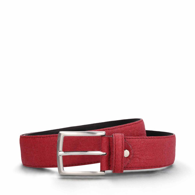 Belt Seva Red from NAE Vegan Shoes