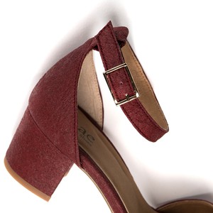 CORA PINATEX Red from NAE Vegan Shoes