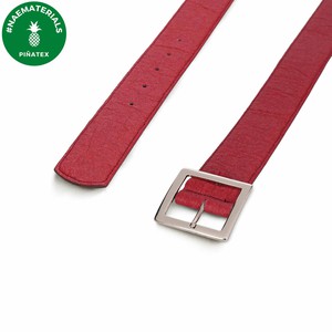 Belt Saldes Red from NAE Vegan Shoes