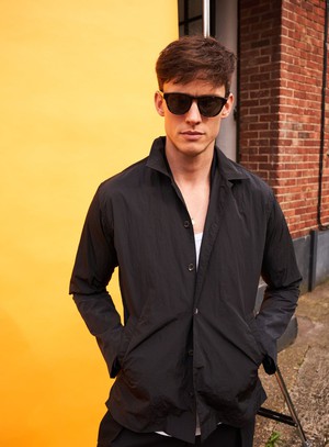 Black Neem Bomber Sorona Rain Jacket from Neem London