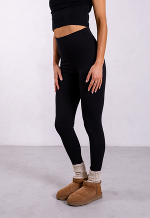 Organic Cotton Leggings, Black from Not Basics