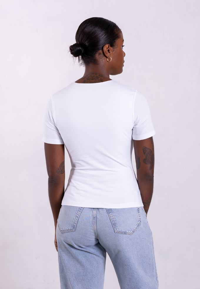 Organic Cotton Crew T-Shirt, White from Not Basics