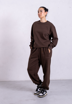 Organic Cotton Sweatpants, Hot Fudge from Not Basics