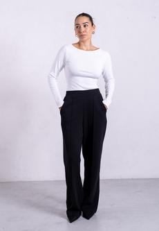 Wide Leg Trousers via Not Basics