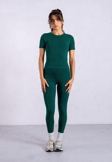 Organic Cotton Leggings, Evergreen via Not Basics