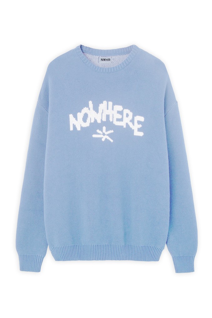 Nowhere baby blue sweater from NWHR