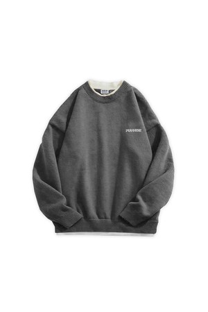 Double Grey Sweater from NWHR