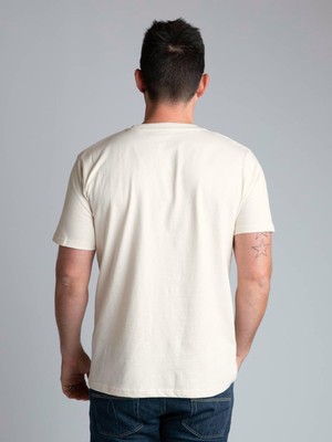 Natural, Undyed, Organic Cotton T-Shirt from Of The Oceans