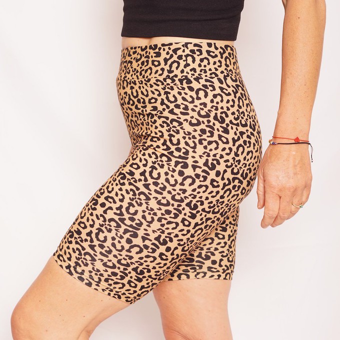 ADULT Leopard Print Speedy Biker I Jungle from Orbasics