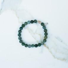 Bracelet Green Mix Stones via OUTRGS