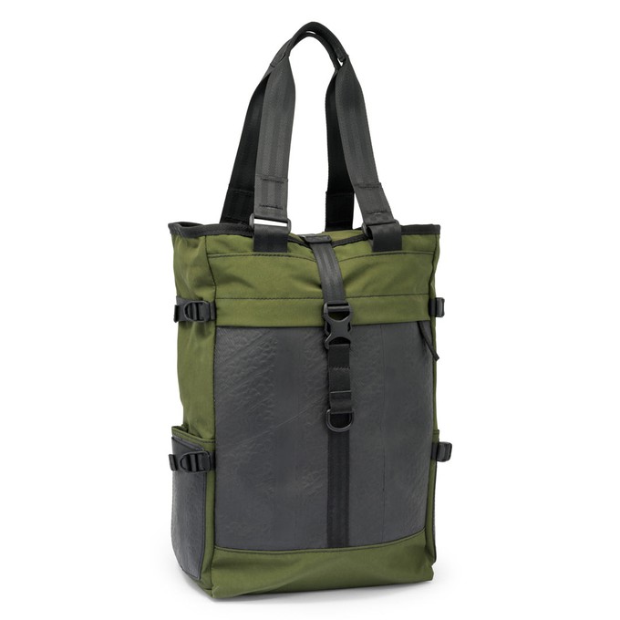 Jewell Multifunctional 2 in 1 Tote Backpack from Paguro Upcycle