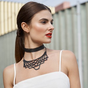 Origami Inner Tube Necklace from Paguro Upcycle