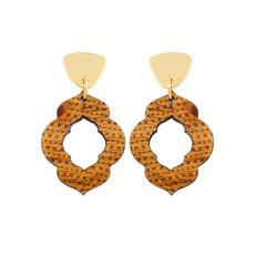 Herangan Recycled Wood Earrings via Paguro Upcycle