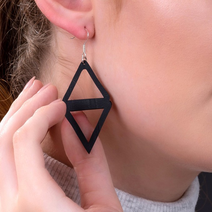 Copenhagen Recycled Rubber Earrings from Paguro Upcycle