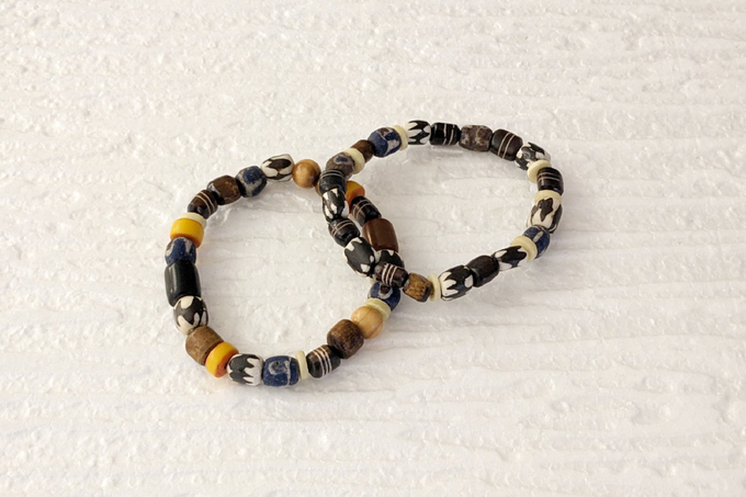 Glass bead bracelet "Maiduguri Men" *New* from PEARLS OF AFRICA