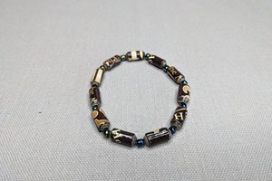 Bracelet made of cylindrical paper beads "Kribi" from PEARLS OF AFRICA