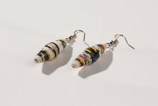 Paper pearl earrings "Happy Lupita" via PEARLS OF AFRICA