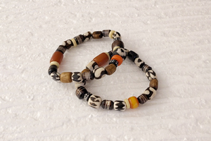 Glass bead bracelet "Maiduguri Men" *New* from PEARLS OF AFRICA