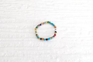 Slim Glass Beads bracelet "Murano" - Also for kids from PEARLS OF AFRICA