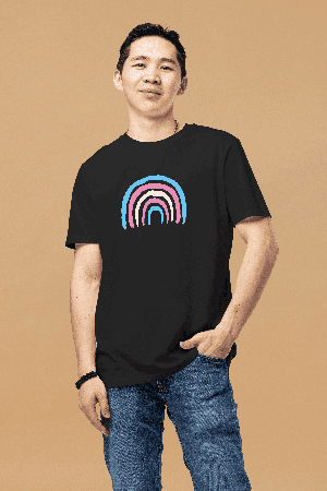 Transgender Rainbow T-Shirt from Pitod