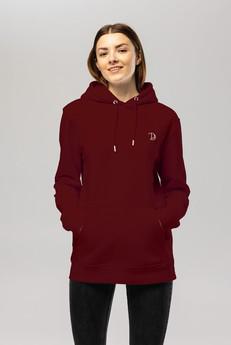 Embroidered Logo Hoodie via Pitod