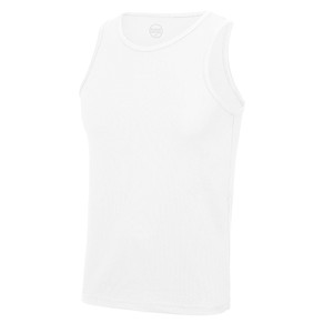 VGAINS Emblem Training Vest - White from Plant Faced Clothing