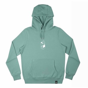 Oat Is The Goat Organic Hoodie - Sage Green from Plant Faced Clothing