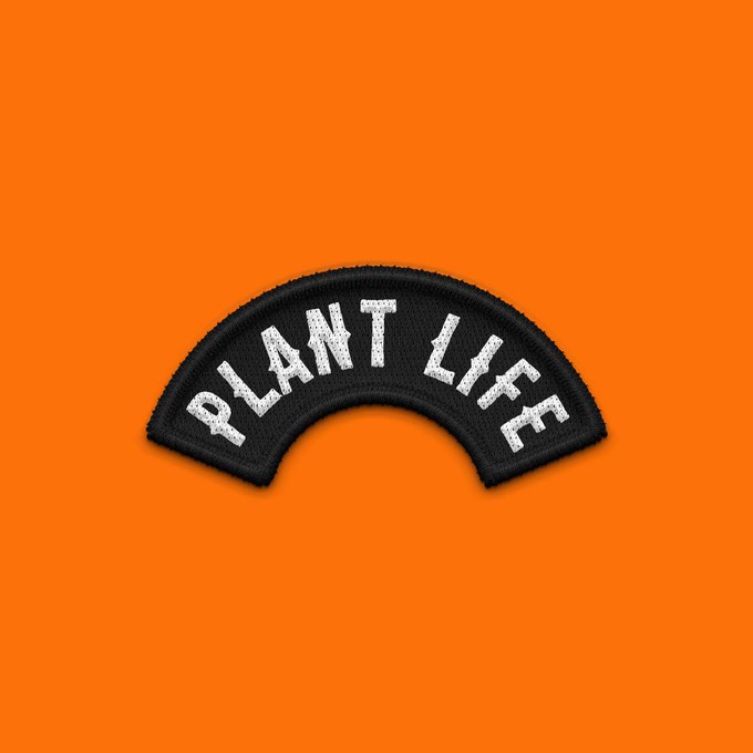 Plant Life 100% Recycled Woven Patch from Plant Faced Clothing