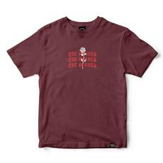 Eat Plants Goth Roses Tee - Burgundy via Plant Faced Clothing