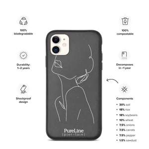 Biodegradable IPhone Case - Suspicious from PureLine Clothing