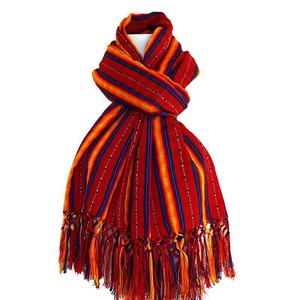 Multicolour Rainbow Scarf - Beautiful & Fairtrade from Quetzal Artisan