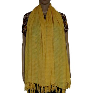 Shawl Yellow - Natural Dyes - Beautiful and Ecofriendly from Quetzal Artisan