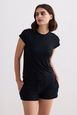 Essential Knit Shorts in Black from Reistor