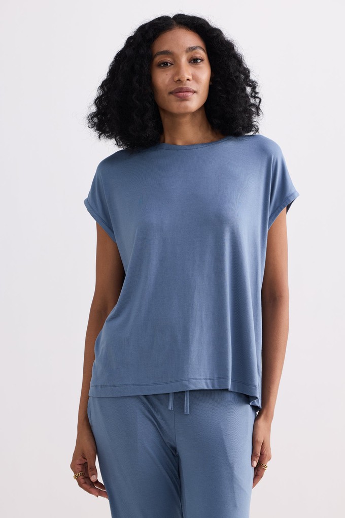 Relaxed Tee in Blue from Reistor