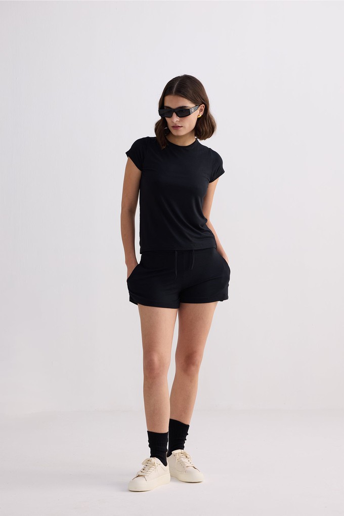 Essential Short Sleeve Tee in Black from Reistor