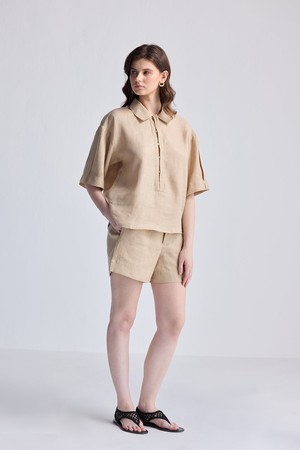 Boxy Shirt with Lace Set from Reistor