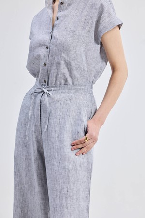 Relaxed-fit Shirt in Linen Stripes from Reistor