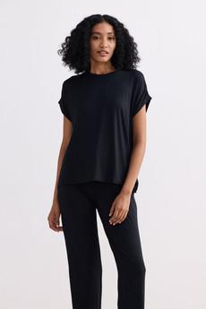 Relaxed Tee in Black via Reistor