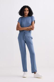 Relaxed Tee Set in Blue via Reistor