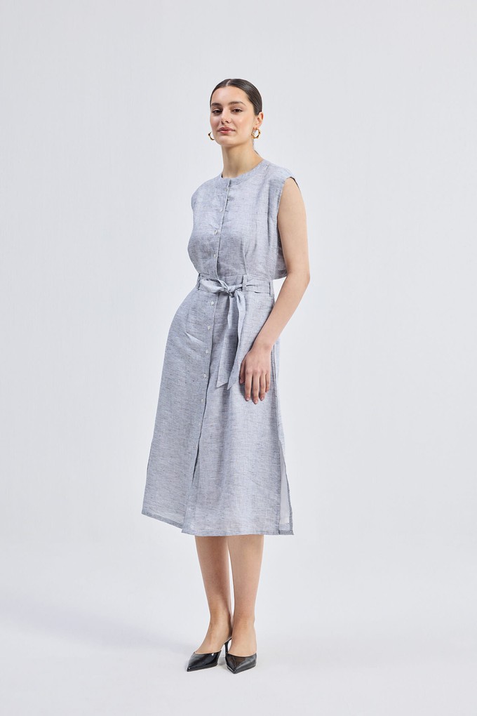 Back Cut Out Linen Dress from Reistor