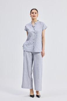 Wide Leg Linen Pants via Reistor