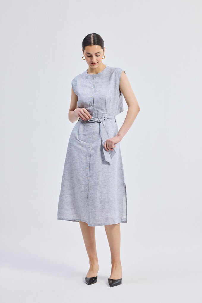 Back Cut Out Linen Dress from Reistor