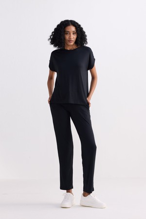 Relaxed Tee Set in Black from Reistor