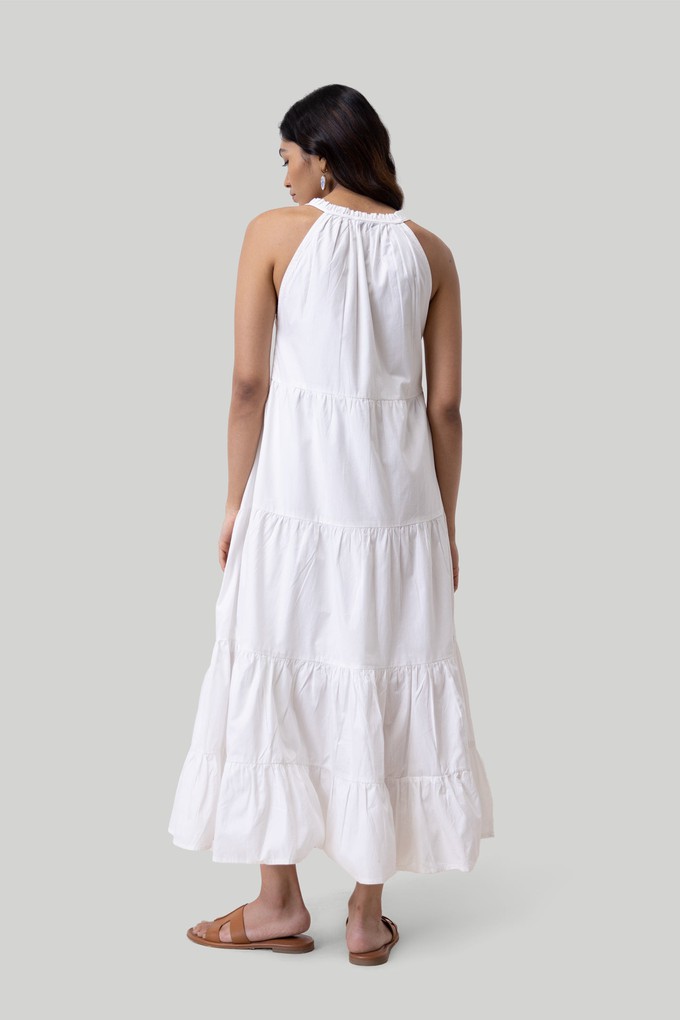 Sleeveless embroidered tiered maxi dress from Reistor