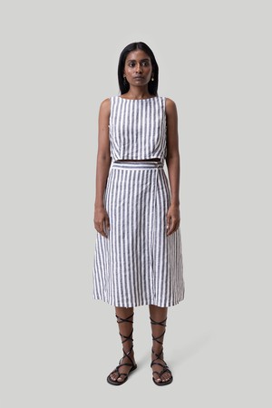 Breezy Summer Set in Linen Stripes from Reistor