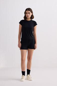 Essential Short Sleeve Tee in Black via Reistor