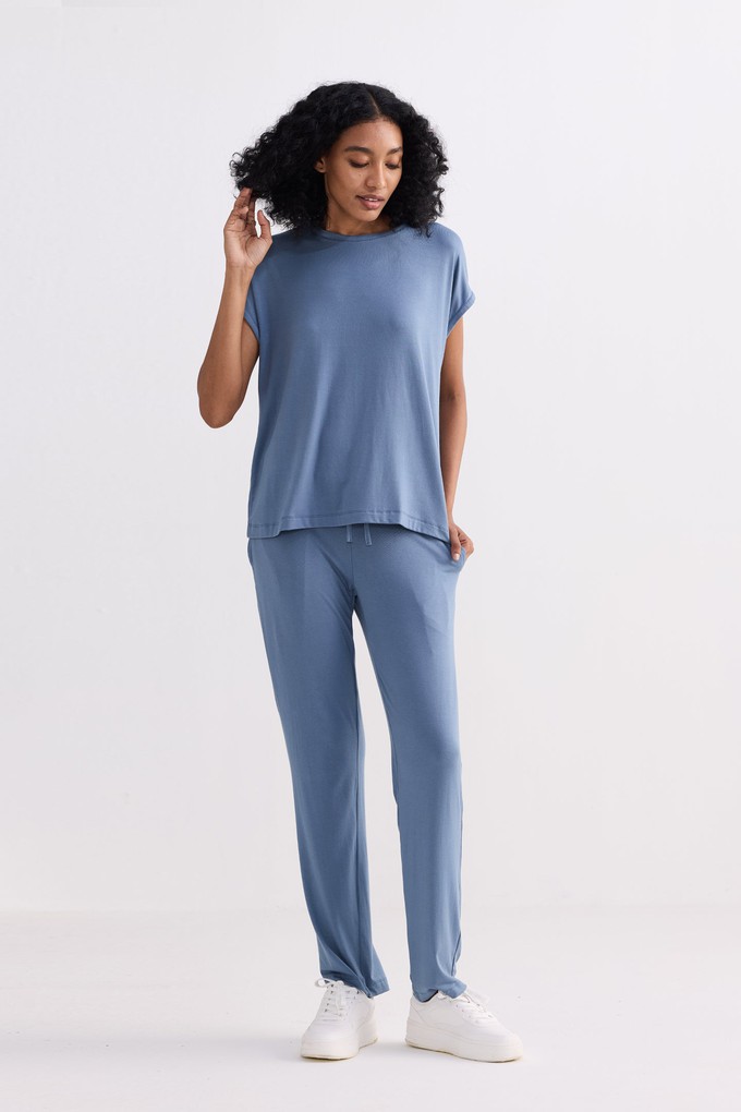 Relaxed Tee in Blue from Reistor