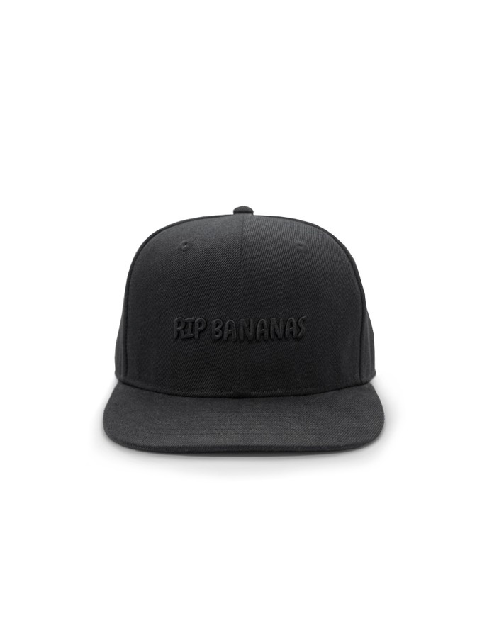 Black on Black Snapback from Rip Bananas